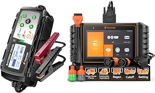 FOXWELL HD500 + FOXWELL BC521 12V 5A Battery Charger, Tester, Trickle Charger & Desulfator
