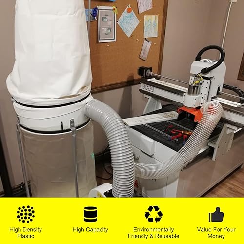 Miniatura 7 de Bolsas colectoras de polvo para Harbor Central Machinery Harbor Freight, bolsas de recolección de polvo de 35 y 70 galones para carpintería, bolsa