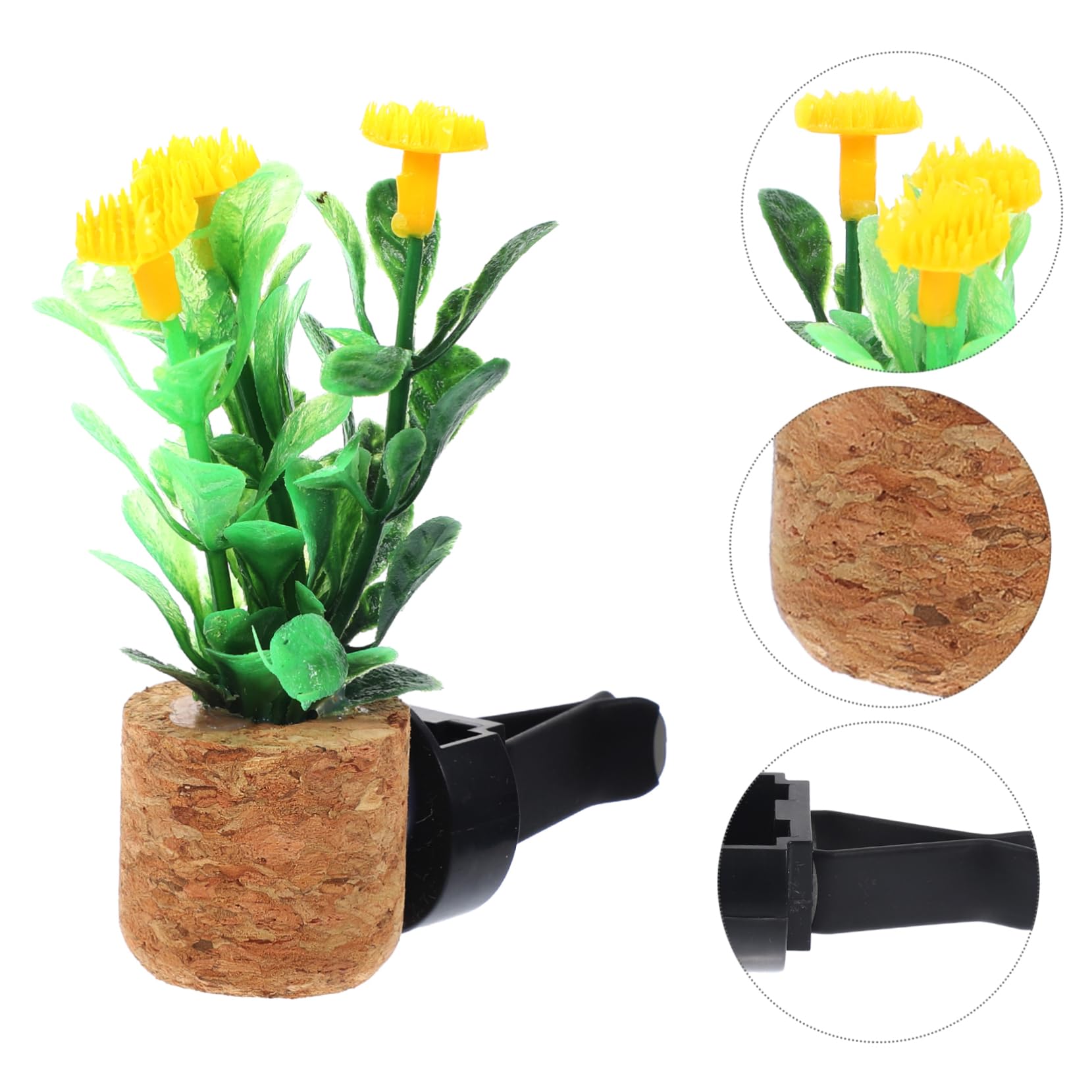 5stücke Car Vent Diffuser Clip Mit Simulierten Pflanzen Auto Dekoration Für Innenräume Praktisch Für Auto Büro Und Zuhause Geschenkidee Für Mütter Freundinnen Und Kollegen