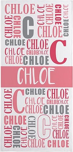 Let's Make Memories - Toalla de playa personalizada - Toalla de piscina única - Toalla de polialgodón de felpa - Tamaño estándar - Juego de nombres