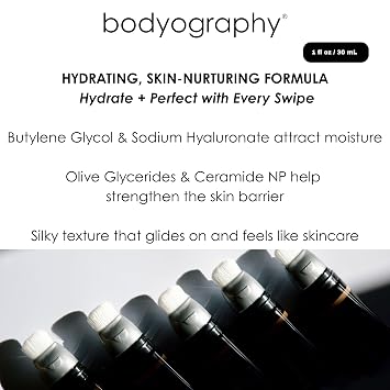 Bodyography Sun Defense Tinted Moisturizer, 1.5 oz | Lightweight SPF Tint with Hyaluronic Acid & Mineral Pigments | Hydrating, Vegan Sheer Coverage for All Skin Types, Deep