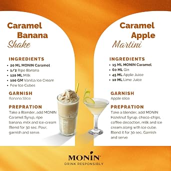Monin Caramel Caramel Syrup 700 ml