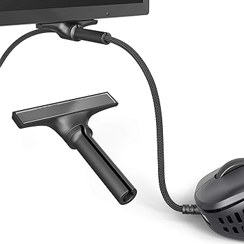 Pulsar Gaming Gears - Micro Bungee : Drag-Free Wired Mouse Support : Super Compact Size Keep Your Set up Clean - Attach it to Your Monitor (3 Bungees Pack)