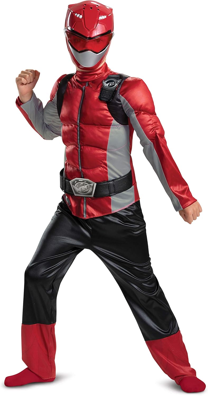 Red Ranger Beast Morpher Classic Muscle Costume : Amazon.ca: Toys & Games