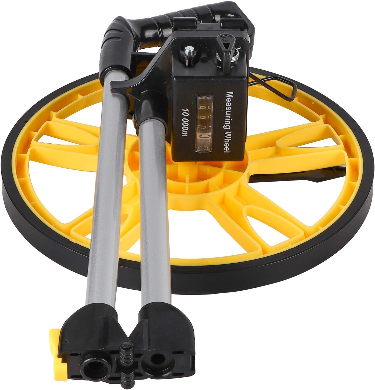 AYNEFY Distance Measuring Wheel, TPR Material, High Accuracy 9999.9m Trundle Wheel for Surveyors and Builders