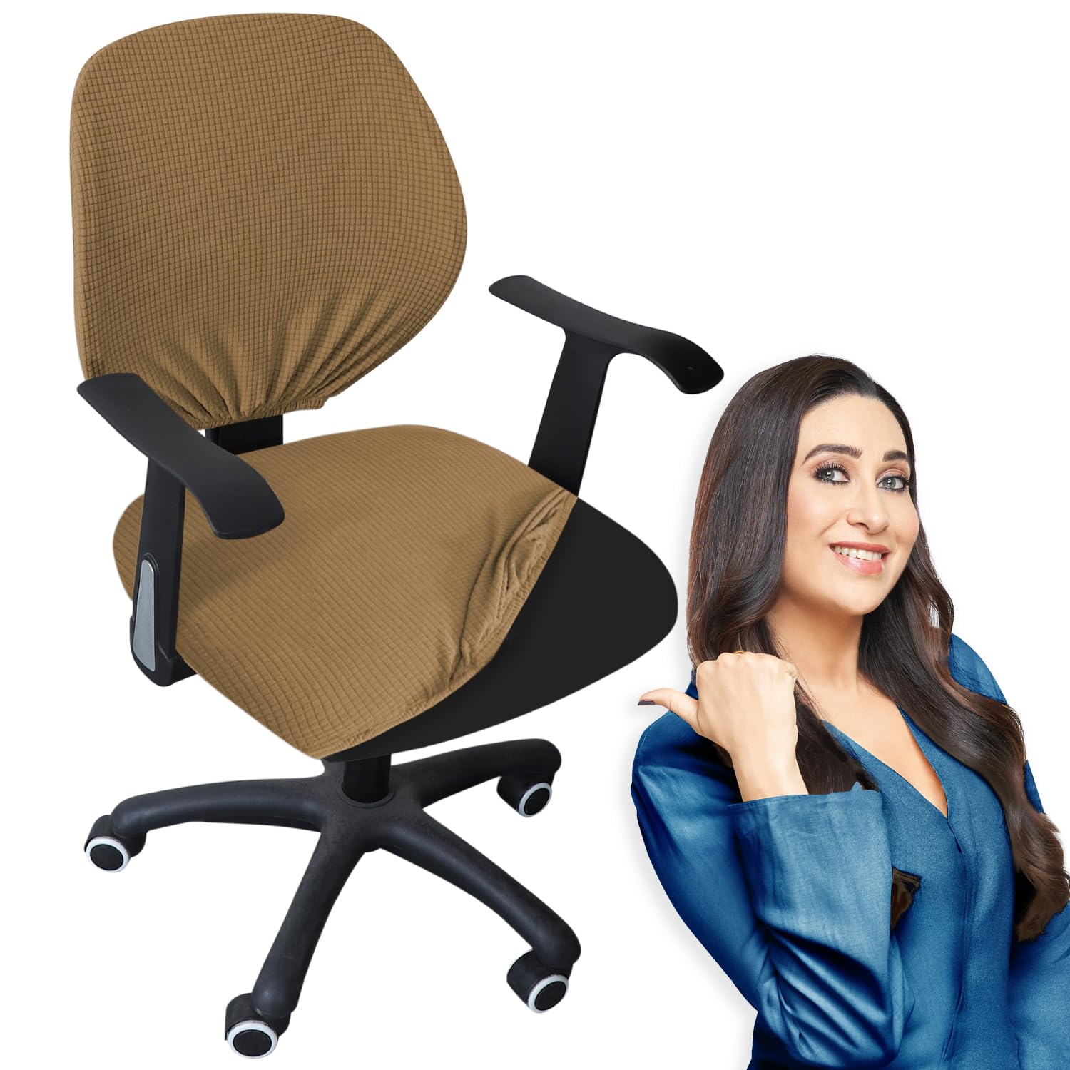 Pink Office Chair Armrest Cover - Waterproof & Washable -23