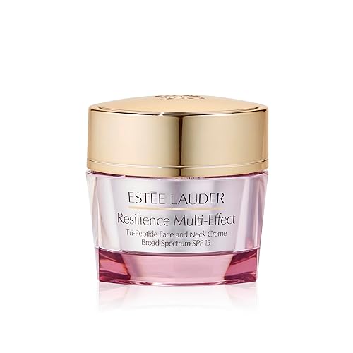 Estée Lauder Resilience Multi-Effect Tri-Peptide Face and Neck Cream Moisturizer SPF 15  Plumping & Anti-Aging