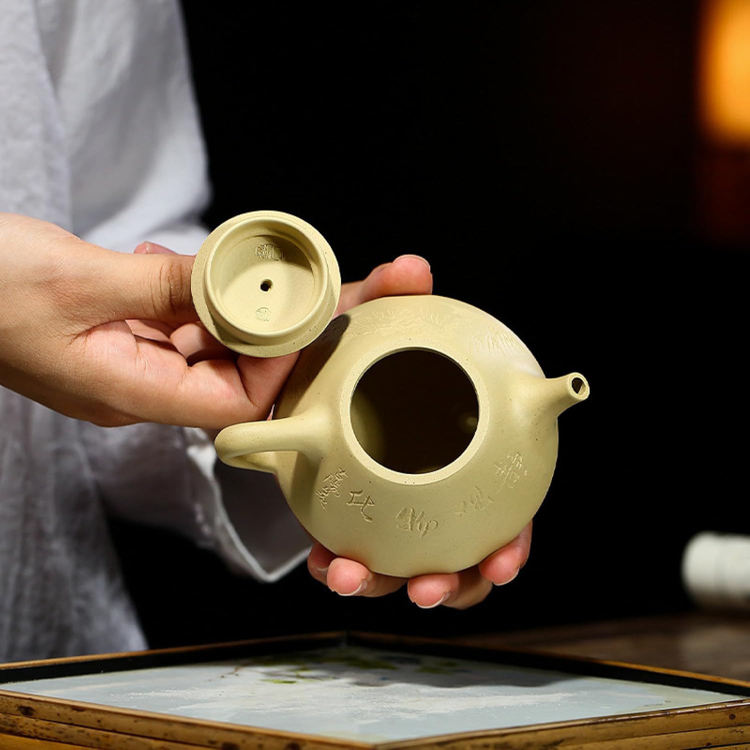 中国 紫砂急須 王石耕作 茶器 送料込み0813 中国 紫砂急須 王石耕作