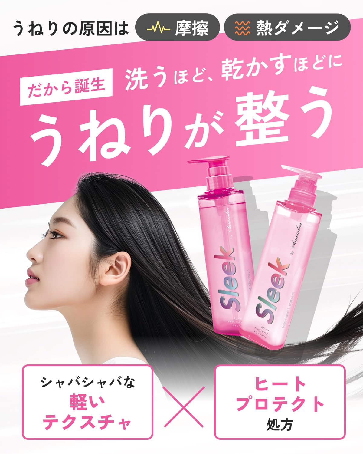 Amazon | スリーク バイ サラサロン シャンプー & トリートメント 詰替