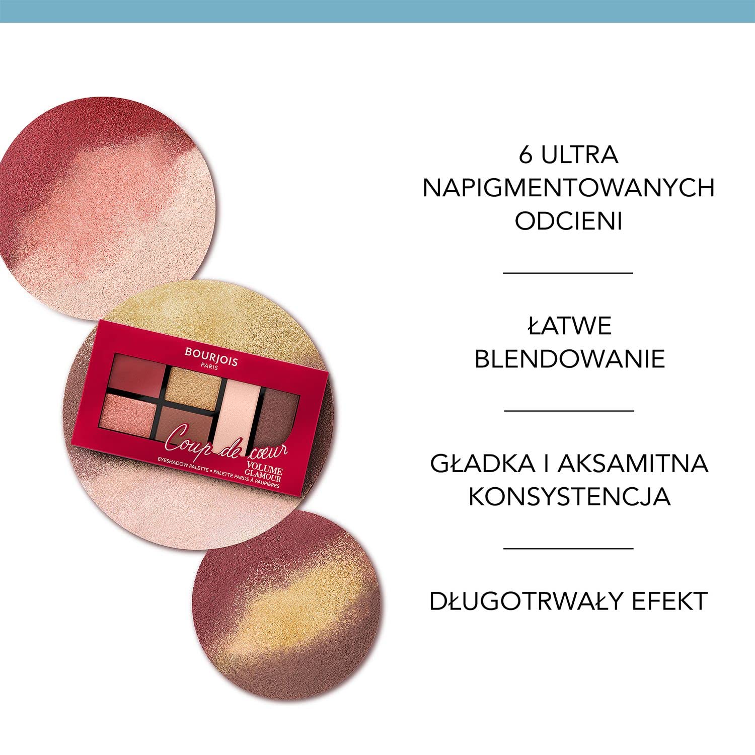 Bourjois Volume Glamour Paleta Cieni do Powiek, 001 Intense Look, 8,4 g