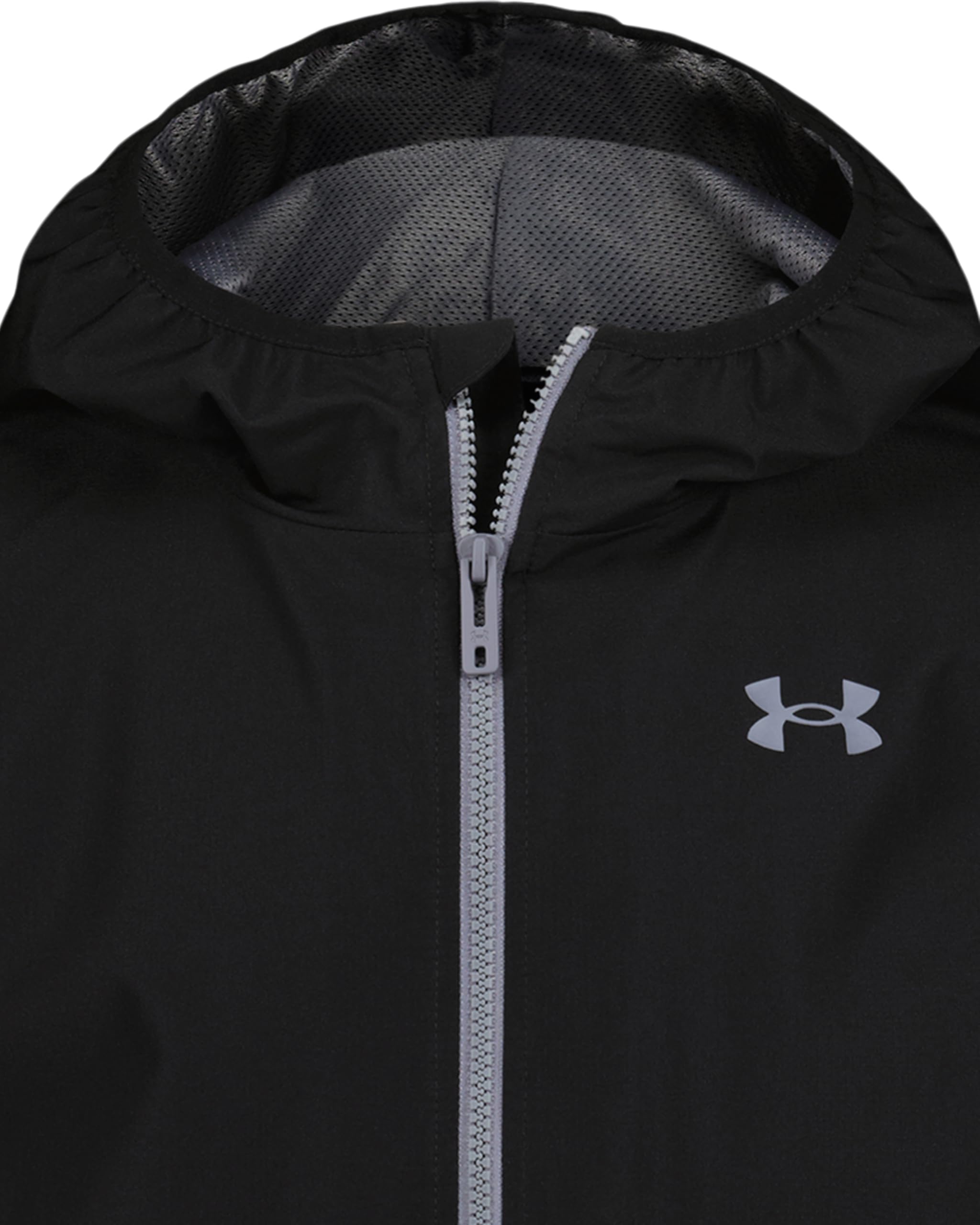 Under Armour Chaqueta Cortavientos Wintuck Wordmark para Niño con Tecnología UA Storm – 5K/5K, Repelente al Agua y Cortavientos, Forro de Malla Transpirable, 6–14 Años