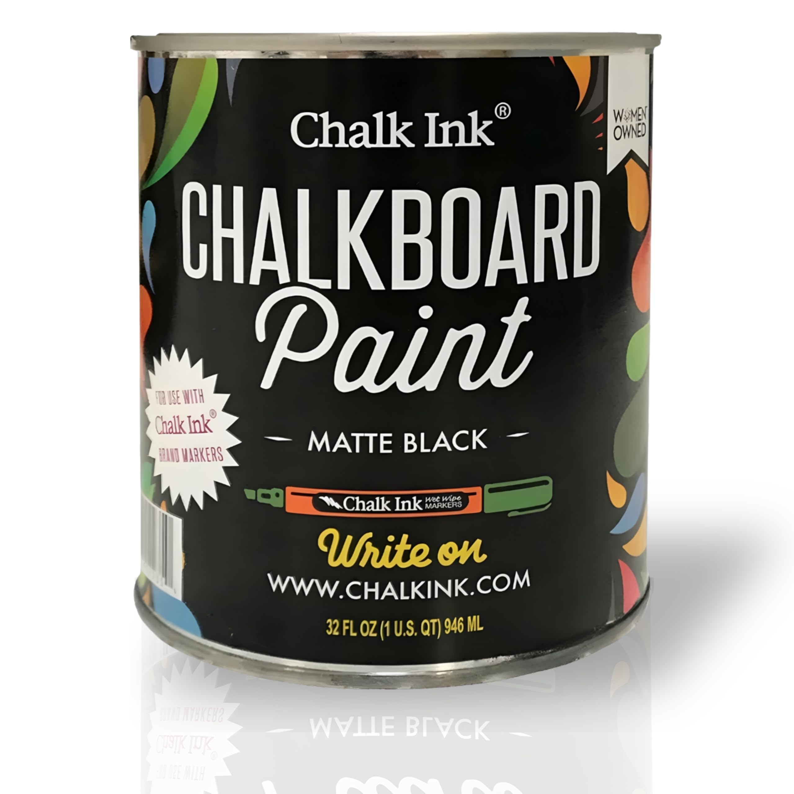 Chalk Ink Chalk Paint - Premium Chalkboard Paint for Walls, Wood & Crafts