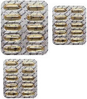 30 Evion Capsules Vitamin E for Glowing Face,Strong Hair,Acne,Nails, Glowing Skin 600mg