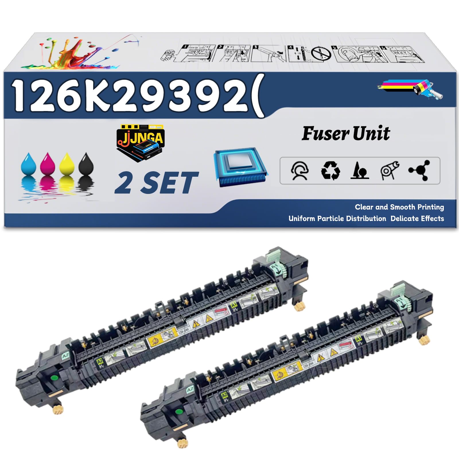 126K29392(110V) Fuser Unit is Compatible for Xerox WorkCentre 5325 WorkCentre 5330 WorkCentre 5335 Printers, with a Capacity of 350000 Pages and a Very Good Printing Experience (2 Set)