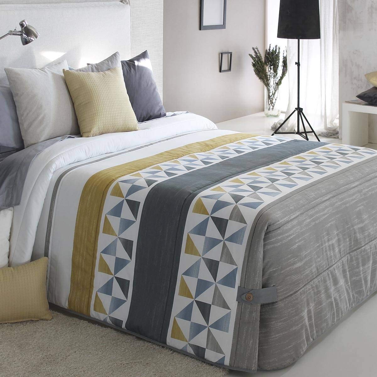 Reig Marti - Edredón Conforter Wang 02 - Cama 150 Cm - Color Beig C01