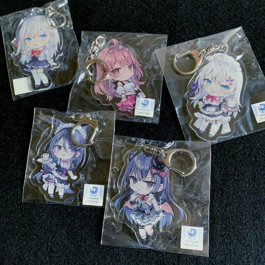 Amazon.co.jp: アクリルキーホルダー5点セット 時々ボソッとロシア語で  