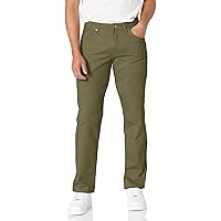 Amazon Essentials Pantaloni in Twill Elasticizzati con 5 Tasche con Taglio Dritto Uomo