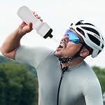 Paquet de 10 27 oz Bouteilles d'eau de sport Boutilles d'eaux de sport et de fitness BPA Gratuite avec 16 les étiquettes de craie, 1 Stylo (Sécurité de plongée)