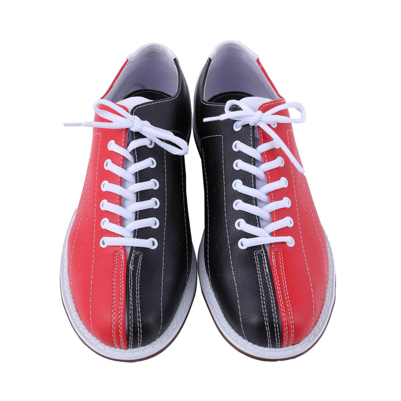 Scarpe da Bowling da Uomo in Pelle,Lightweight Bowling Athletic Sneakers,Scarpe da Bowling Indoor per Principianti,Scarpe da Bocce,vestibilità Comoda,per Principianti E Avanzati