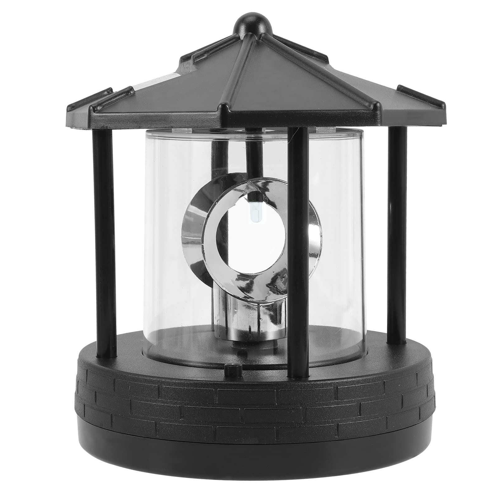 Lampe solaire de tour de balisage à LED rotative pour extérieur - 7