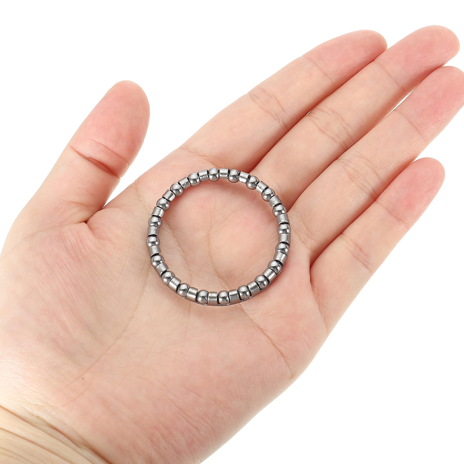 PATIKIL Cuscinetto a Sfera per Pedivella Bici 3/16 Pollici x 20 Sfere, 4pz Cuscinetti Bicicletta in Acciaio Inossidabile Ricambi Accessori per Forcella Anteriore per Mountain Bike, Argento