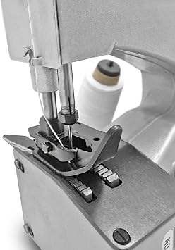 JORES TECHNOLOGIES Portable Electric Bag Sewing Machine, Single-Thread Chain Stitch, 110V with Starter Kit and Thread Rolls