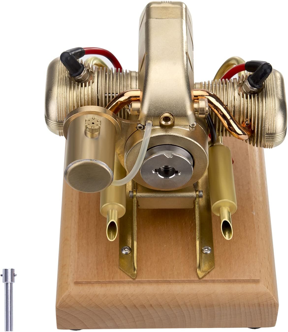 GENYUU Realistic Internal Combustion Engine Model Kit,3.2cc Miniature Horizontally