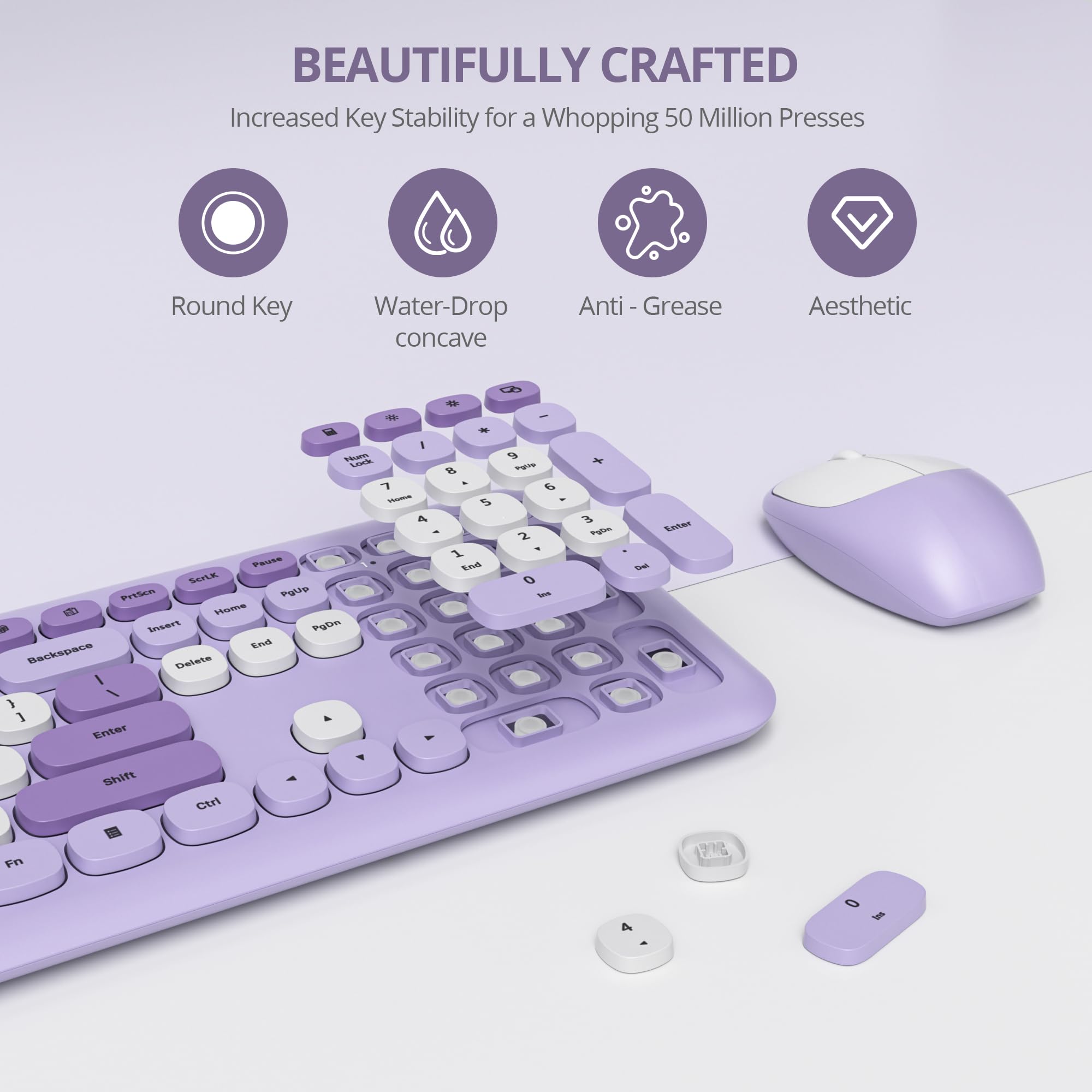 Combo Clavier Et Souris Sans Fil, Souris Et Clavier Sans Fil 2,4 Ghz Combo Clavier Et Souris Sans Fil, Souris Et Clavier Sans Fil 2,4 Ghz