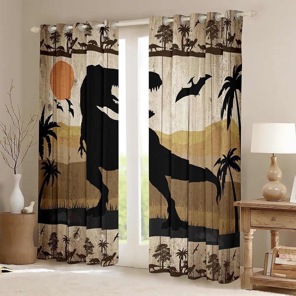 Dirt Bike Curtains Black Grey Blue Motocross Rider Window Curtain Kids Boys Teens Men Bedroom Racing Themed Patchwork Grid Window Treatment Curtain Fashion Motorcycle Silhouette Window Drapes