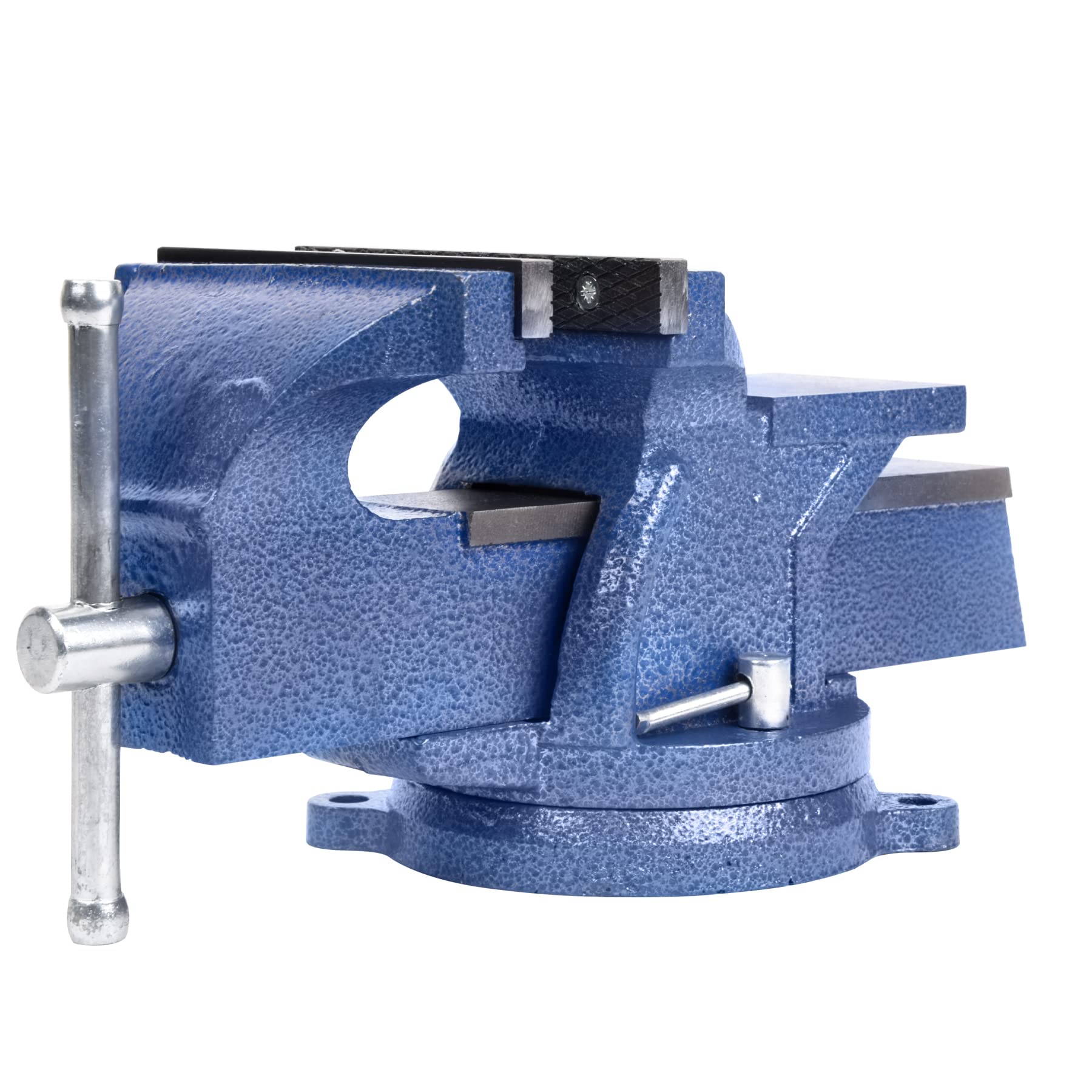 Bench Vise 6", Vice for Workbench with Heavy Duty Forged Steel Construction, Built-in Pipe Jaw,Secure Grip with 360°Swivel Base For Woodworking, Home Workshop Use and DIY Jobs