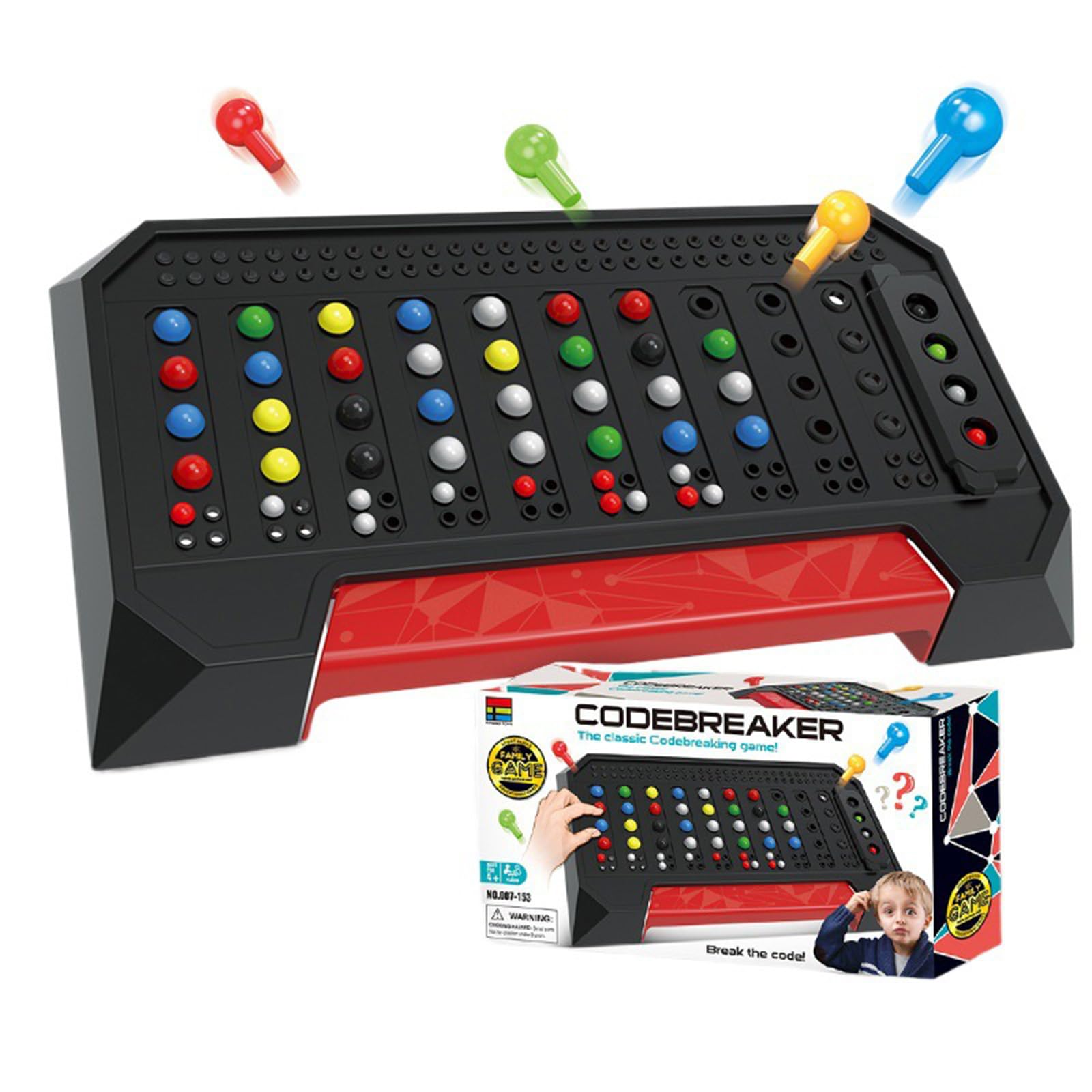 Classical Code Breaker Spiel - Iq Puzzle, Iq Spiele, Logik Spiele, Lernspielzeug für Kinder, Strategisches Spiel für Kinder Ab 8 Jahre und Erwachsene