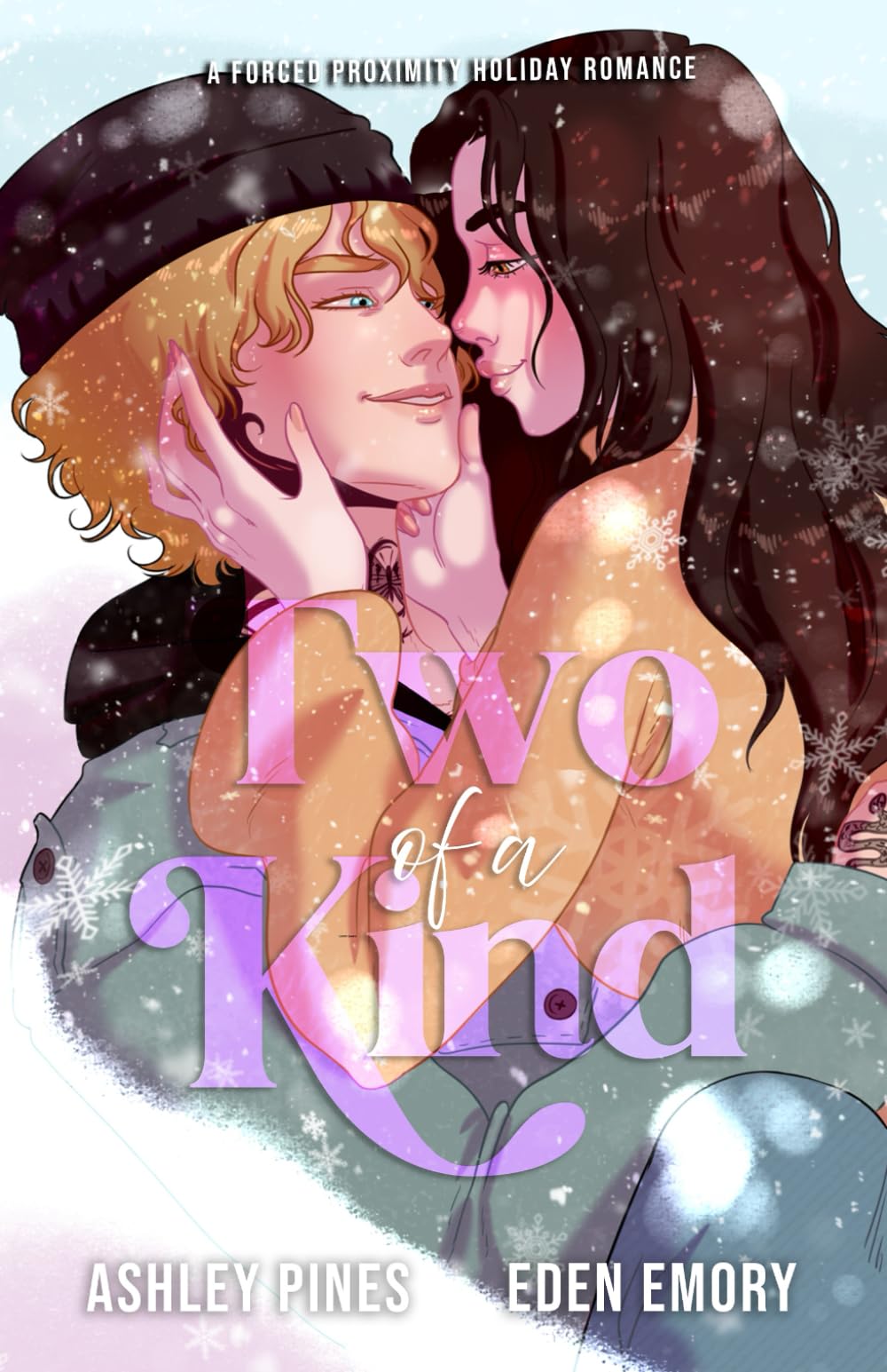 Two of a Kind: A forced proximity sapphic holiday romance