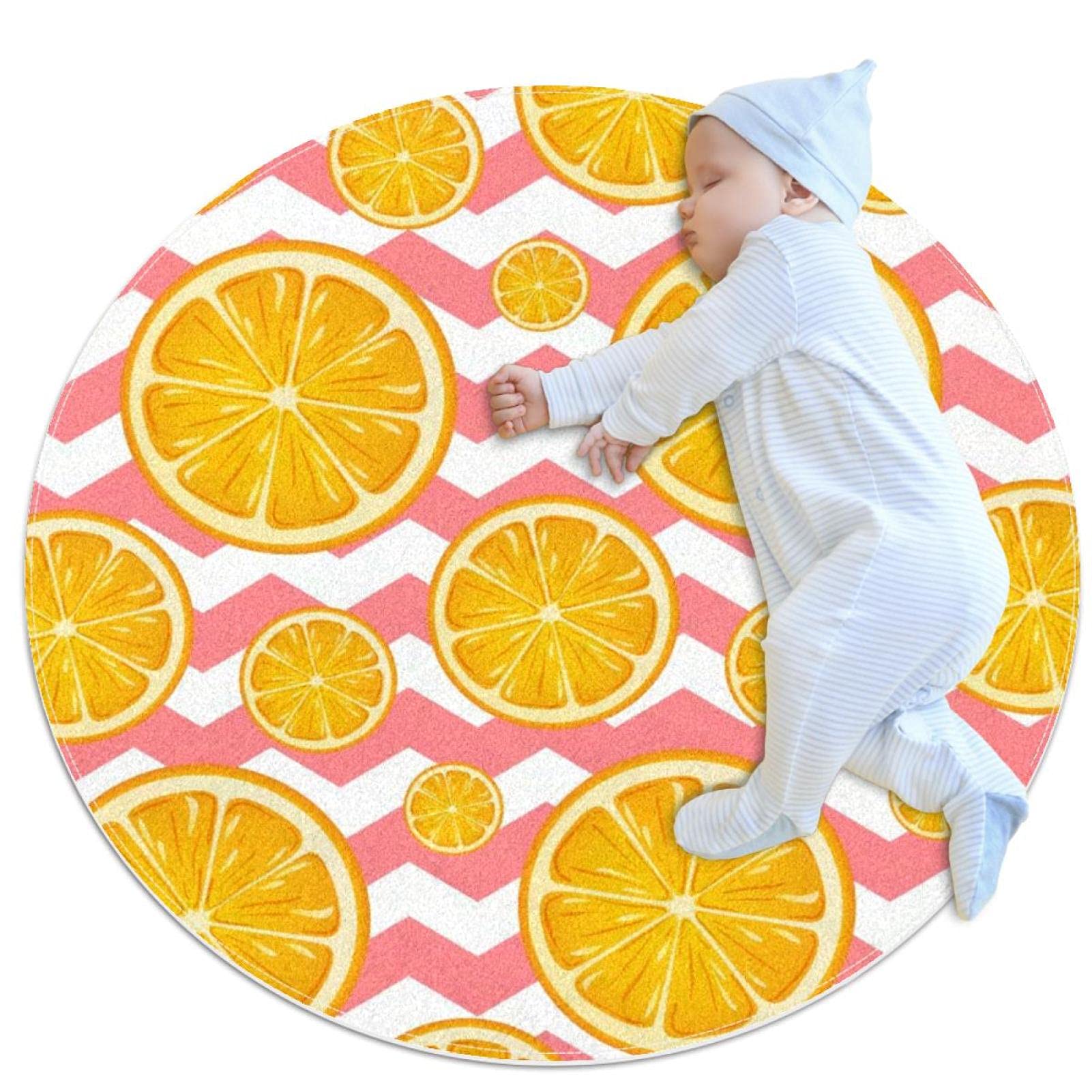 Tapis rond enfants animaux pour créer un coin lecture cosy dans leur chambre