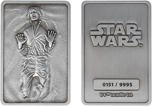 Star Wars K-001 Han Solo in Carbonite Limited Edition Metal Collectible