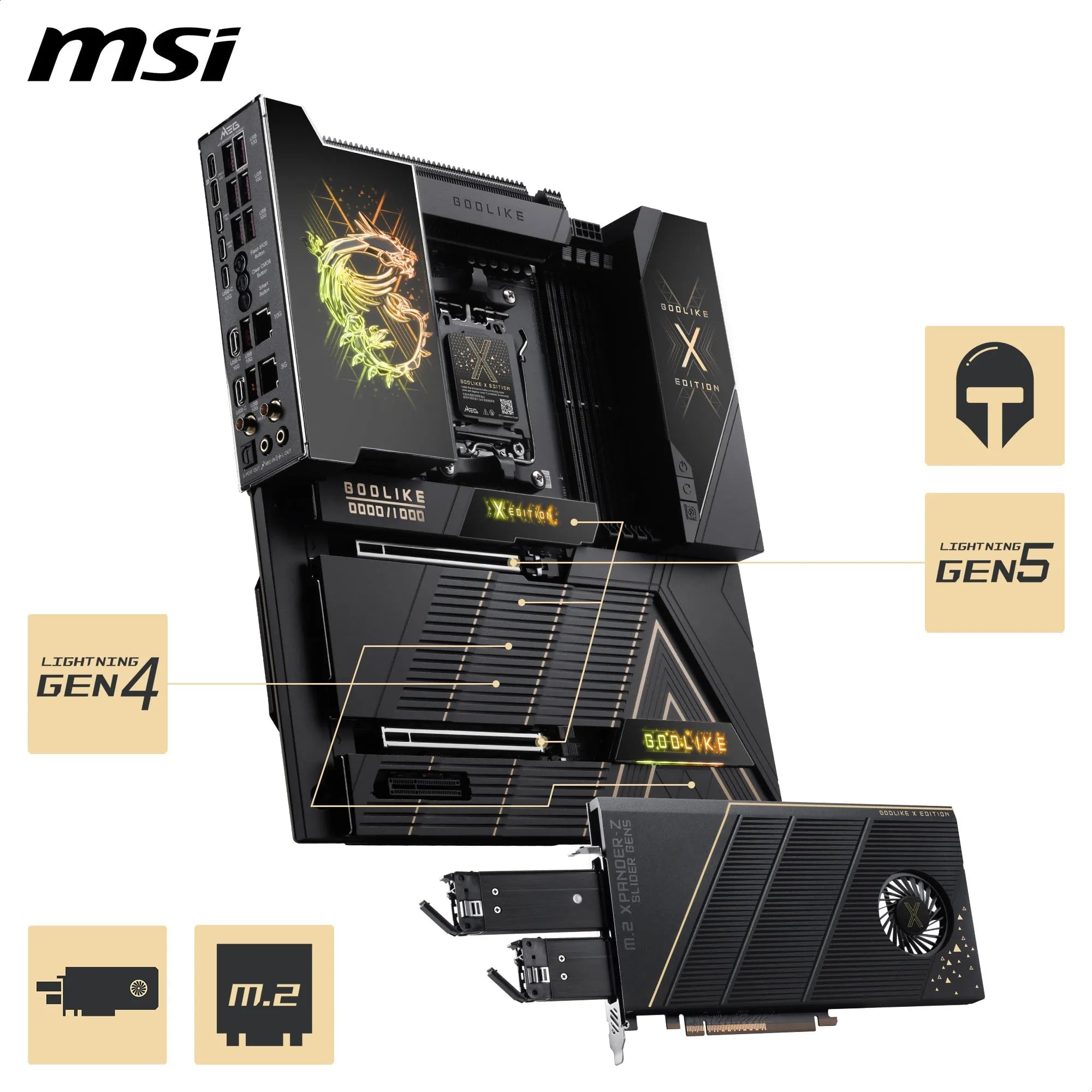 Amazon | MSI MEG X870E GODLIKE X Edition、E-ATX - AM5