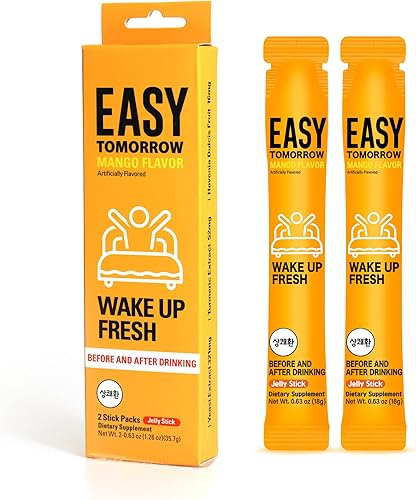 Easy Tomorrow Jelly Stick para un mejor rescate matutino de salidas nocturnas, fiestas y aumentar la energía para mayor resistencia mientras