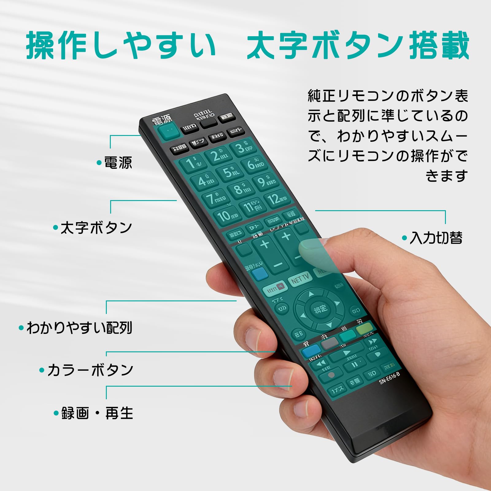 Amazon.co.jp: ブラビア用テレビリモコン 【設定済み】ソニー 機種対応