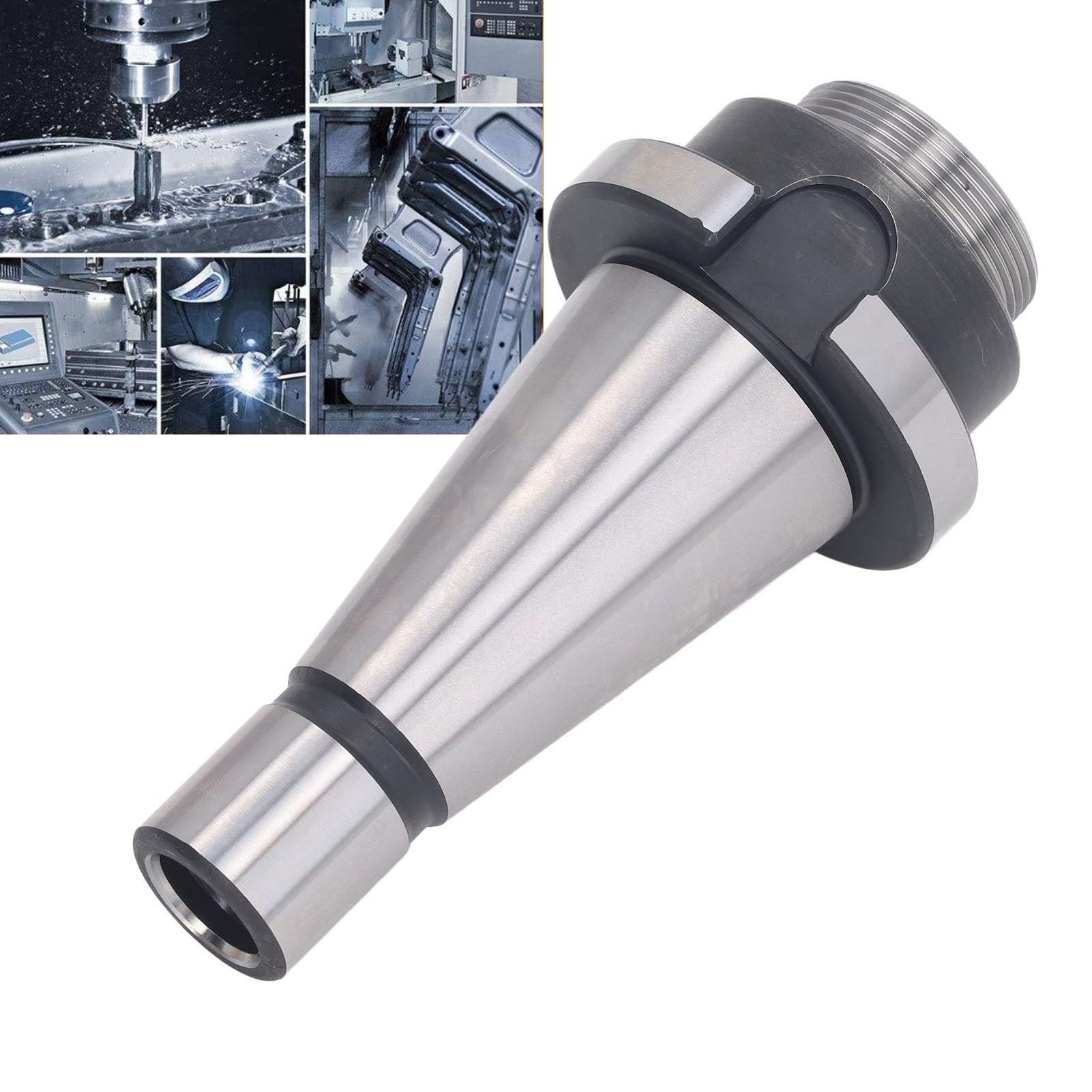 DeWin Tige De Tête D'alésage, Barre D'alésage Filetée M16 en Acier à Haute Teneur en Carbone De Haute Précision pour Fraise à Visage CNC NT40 F1