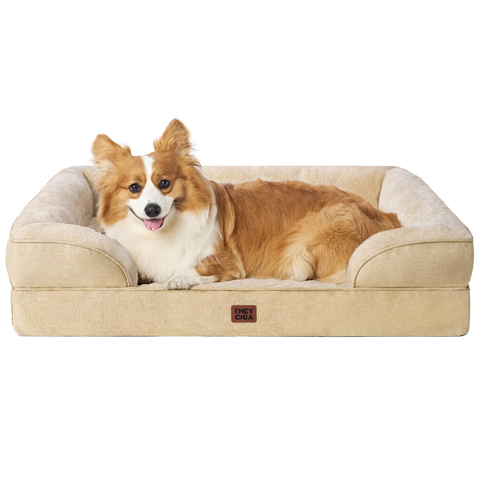 EHEYCIGA Orthopedic Dog Beds Large Sized Dog, Waterproof Washable Pet Bed