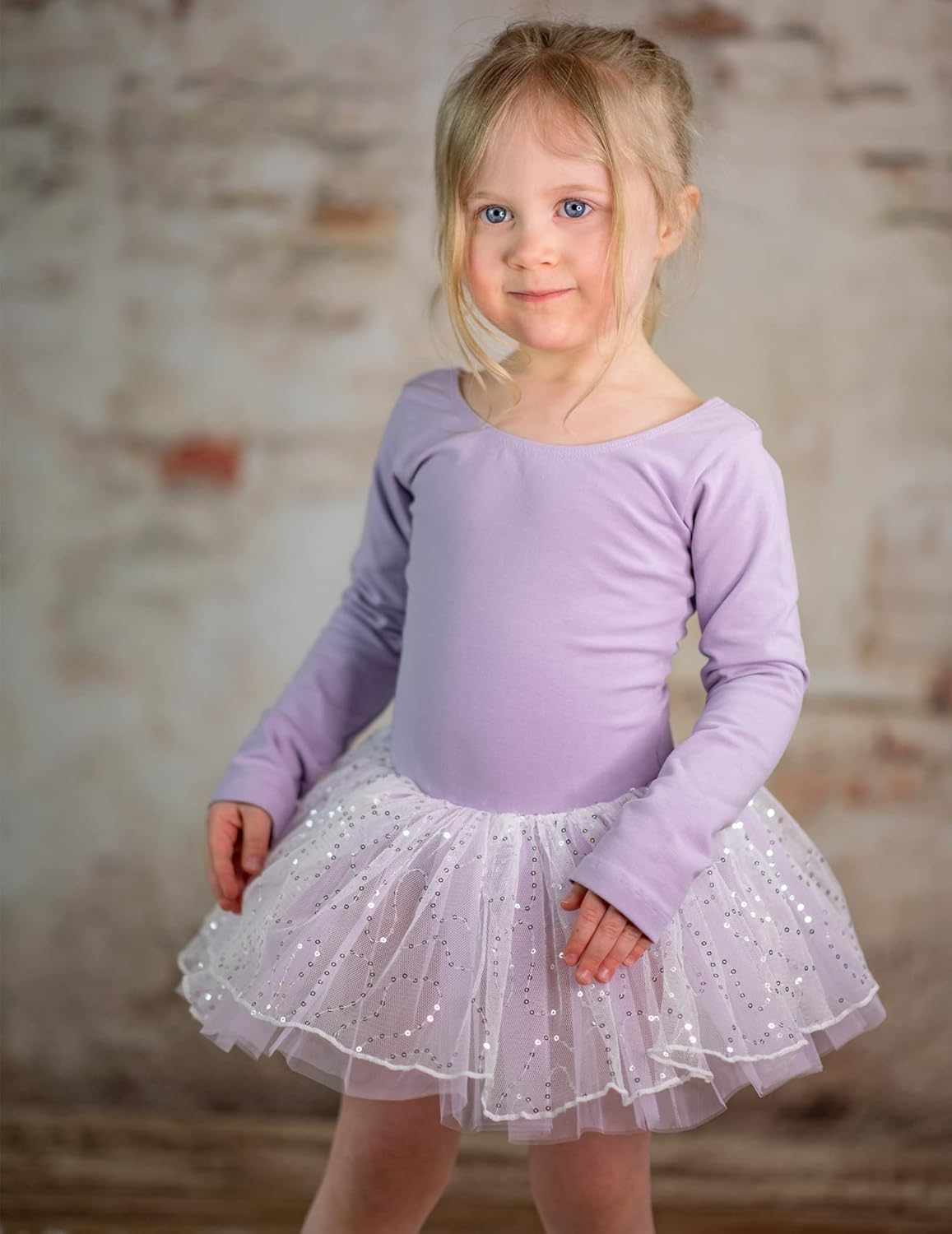 Zaclotre Girls Ballet Long Sleeve Skirted Leotards with Tutus Skirt Dance Dress Ballerina Outfits - Image 6