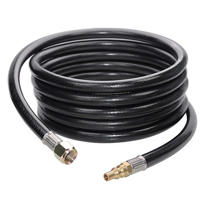 Buy DOZYANT 12 FT RV Propane Quick Connect Hose for RV to Grill, BBQ