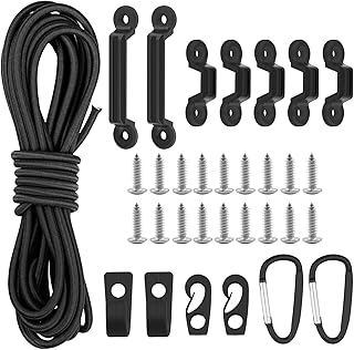 9.8FT Bungee Cords for Kayak Deck Ring Kit Fit for Kayaks, Boats, Canoes​