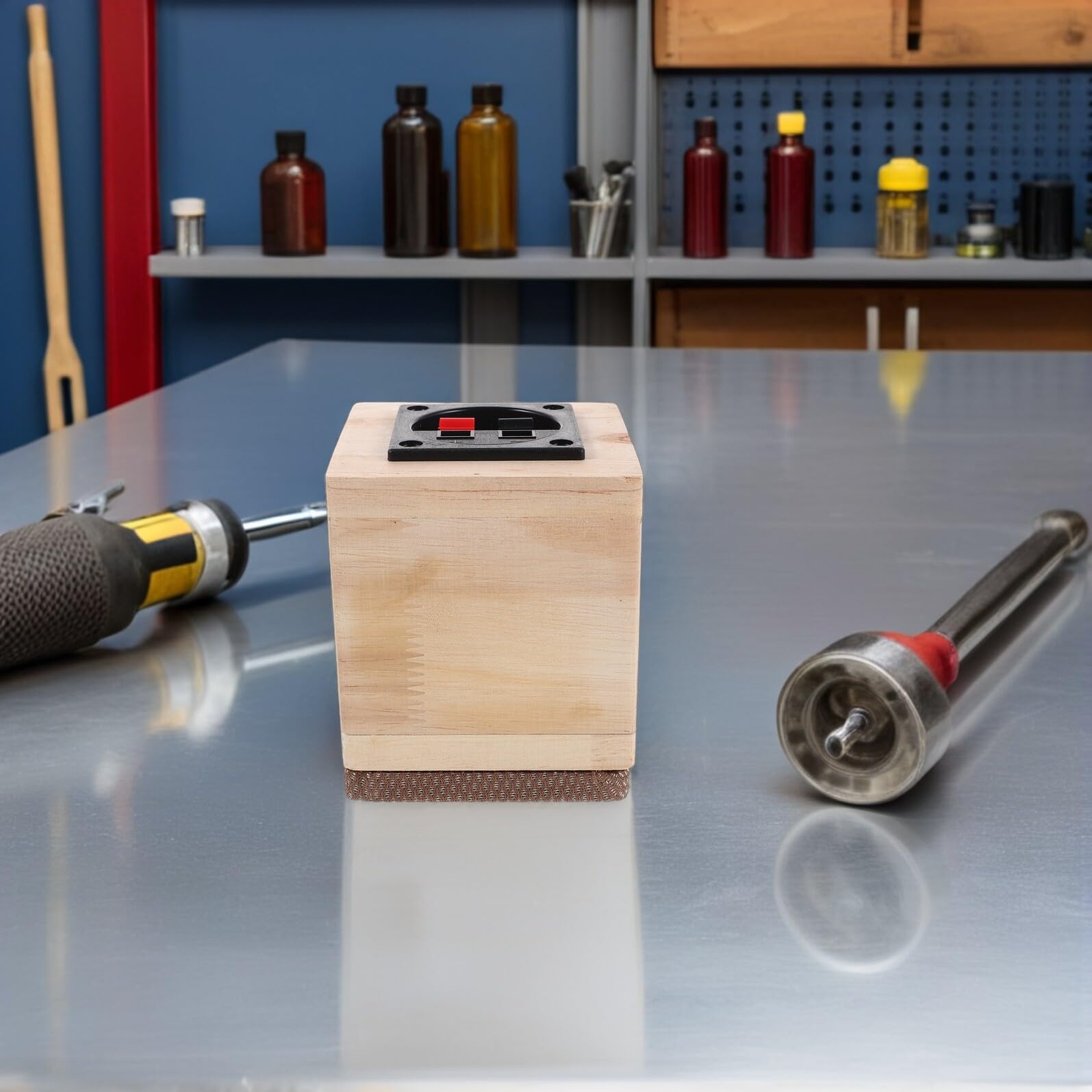 Garneck Cassa Altoparlante Per Auto E Camion Contenitore Vuoto in Legno Naturale Per Subwoofer Audio Veicolare Compatibile Per Installazioni Audio E Aggiornamenti