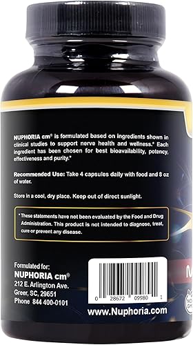 Miniatura 3 de Gold - Fórmula de apoyo nervioso con ácido R-alfa lipoico y vitaminas B premium, suministro para 30 días, 120 cápsulas