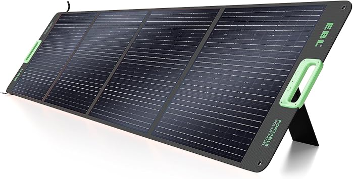 EBL 200W Portable Solar Panel High Efficiency Solar Power Panel