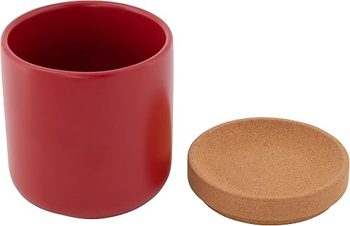 Miniatura 6 de Ajo transpirable de cerámica y corcho para permitir la frescura de la flor, tapa de corcho apilable que ahorra espacio, corcho natural y cerámica