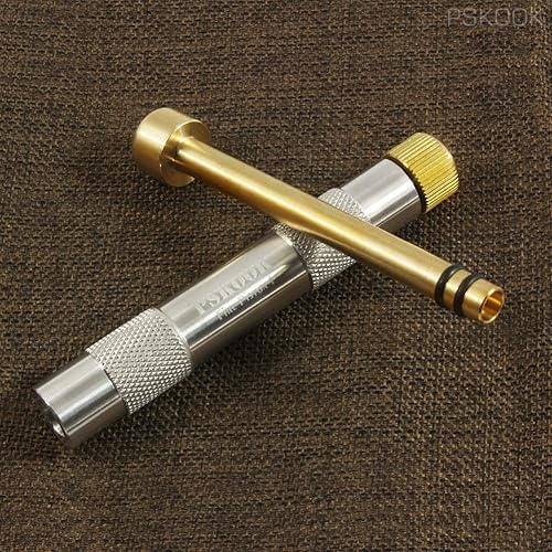 Miniatura 3 de PSKOOK Metal Fire Piston Educativo CampersSupervivenciaPreppers Lección Científica