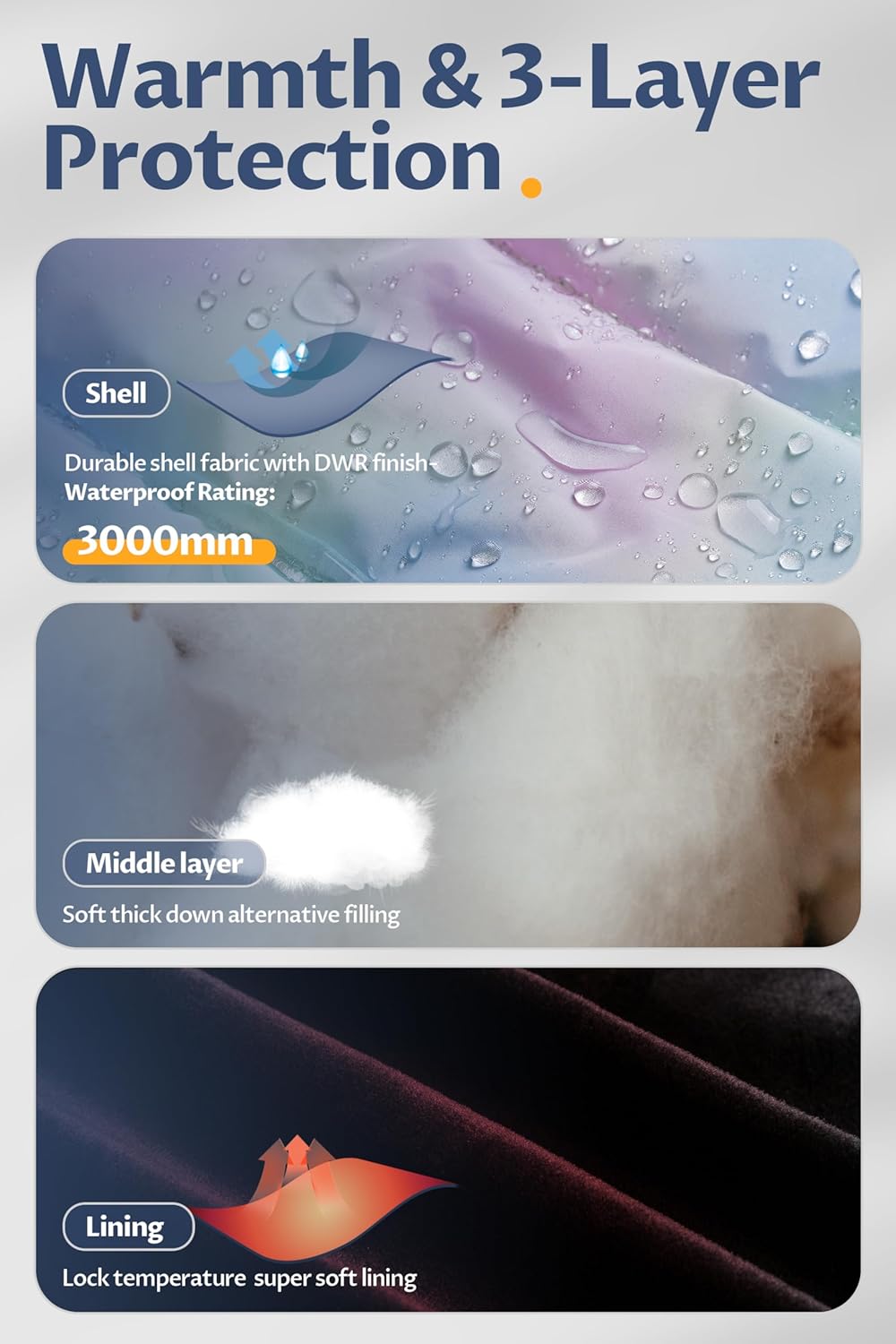 CREATMO US Girl's Winter Fleece Lined Long Parka Puffer Coat Thicken Ski Jacket With Fur Trim Hood - Image 4