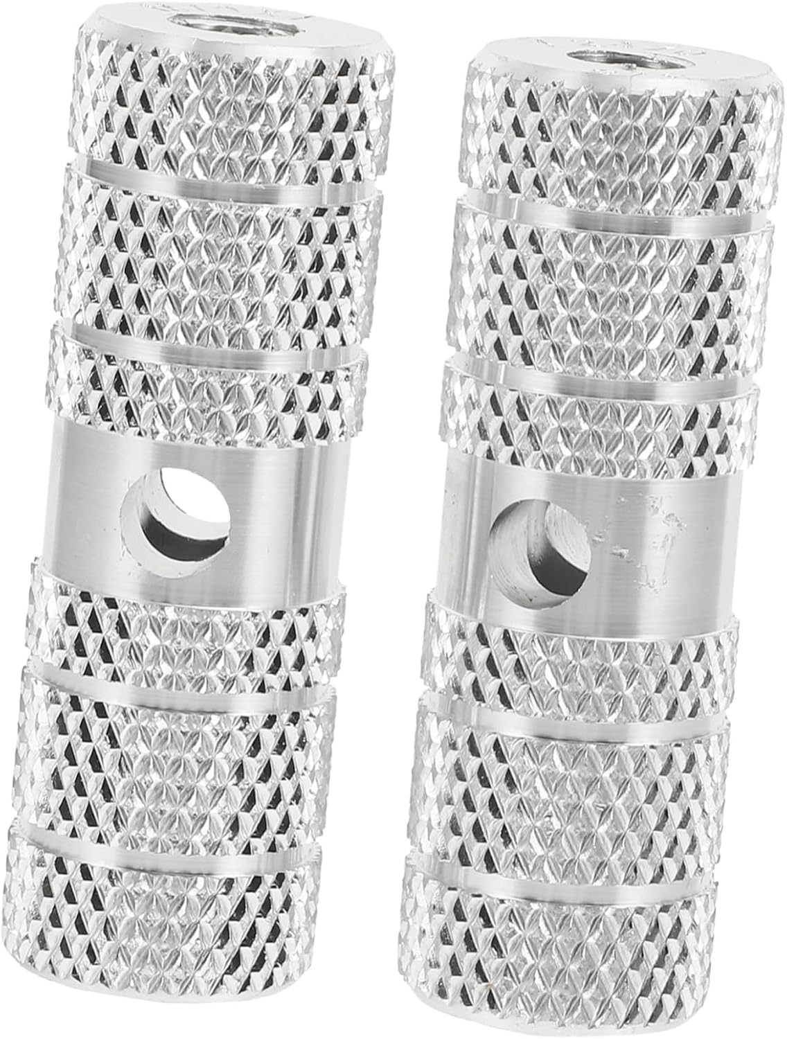 Sosoport 2pcs Bicycle Rear Pedal Bike Accessories Cycling Accessories Bike Foot Rest Pegs Silver Tripod Aluminum Alloy Bike Sturdy Cycling Pegs Cycling Pegs Aluminum Alloy Bike Pegs