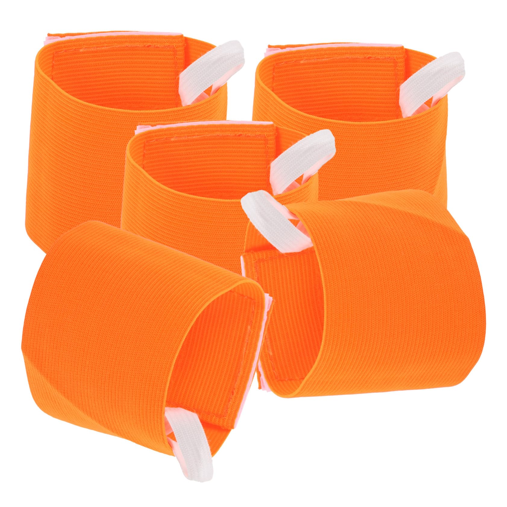 Toddmomy Captain Arm Bands per Il Calcio Bande Sport Bracciali Elastici Regolabili Bracciali Regolabili Fascia da Partita di Calcio Nylon Arancia